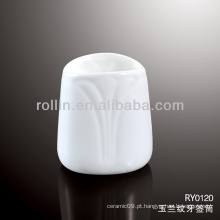 Artigo: Houseware Orchid Vein Porcelain Toothpick Holder